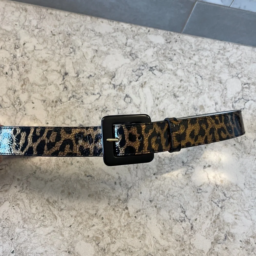 Another lIne inc. leopard print‎ belt